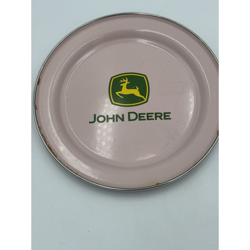 Pink Metal‎ John Deere 8" Plate